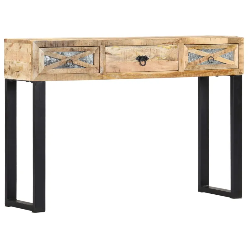 Konsolinis staliukas, 110x30x76 cm, mango medienos masyvas