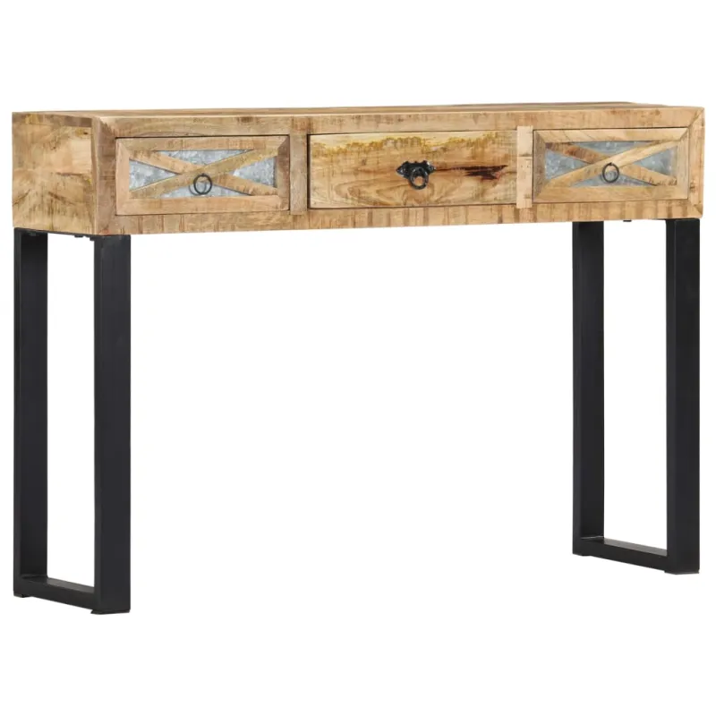 Konsolinis staliukas, 110x30x76 cm, mango medienos masyvas