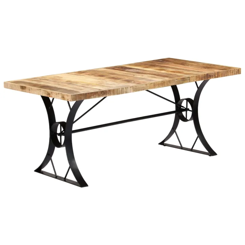 Valgomojo stalas, 180x90x76cm, mango medienos masyvas