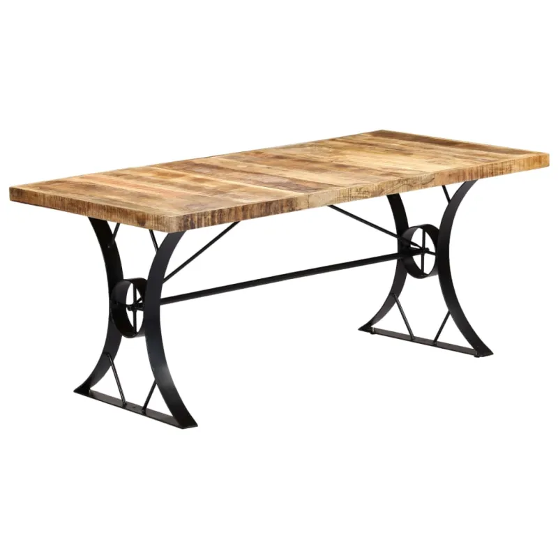 Valgomojo stalas, 180x90x76cm, mango medienos masyvas