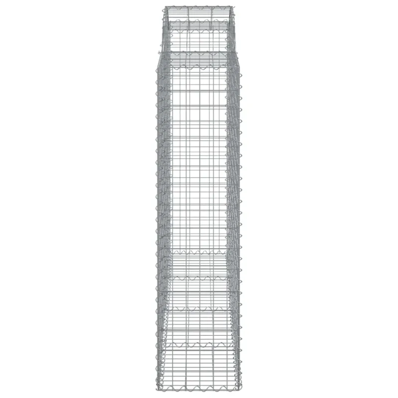 Išlenkti gabiono krepšiai, 11vnt., 200x50x160/180cm, geležis