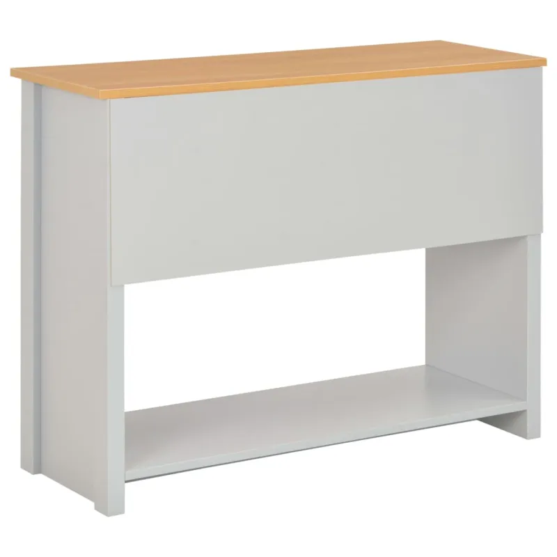 Konsolinis staliukas, pilkos spalvos, 97x35x76cm