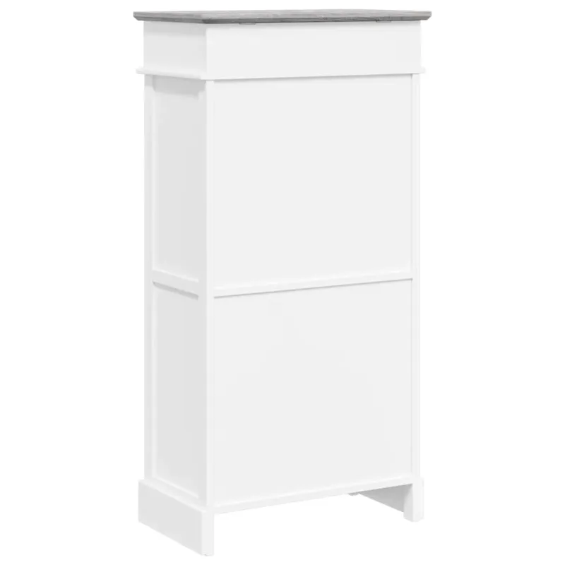 Spintelė batams, pilka, 50x28x98cm, paulovnijos mediena