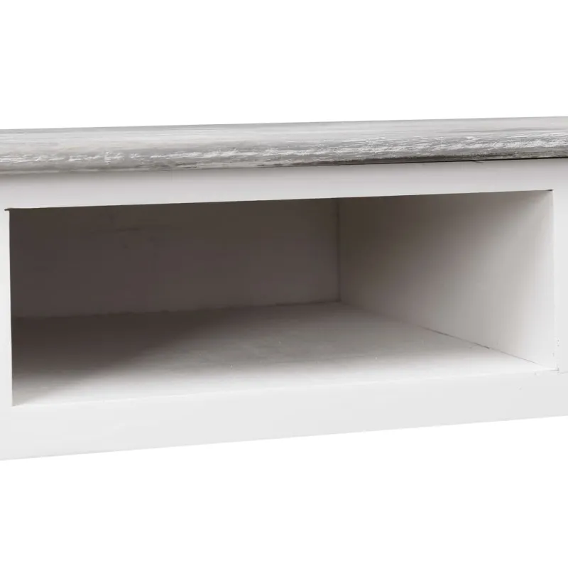 Rašomasis stalas, pilkos spalvos, 110x45x76 cm, mediena