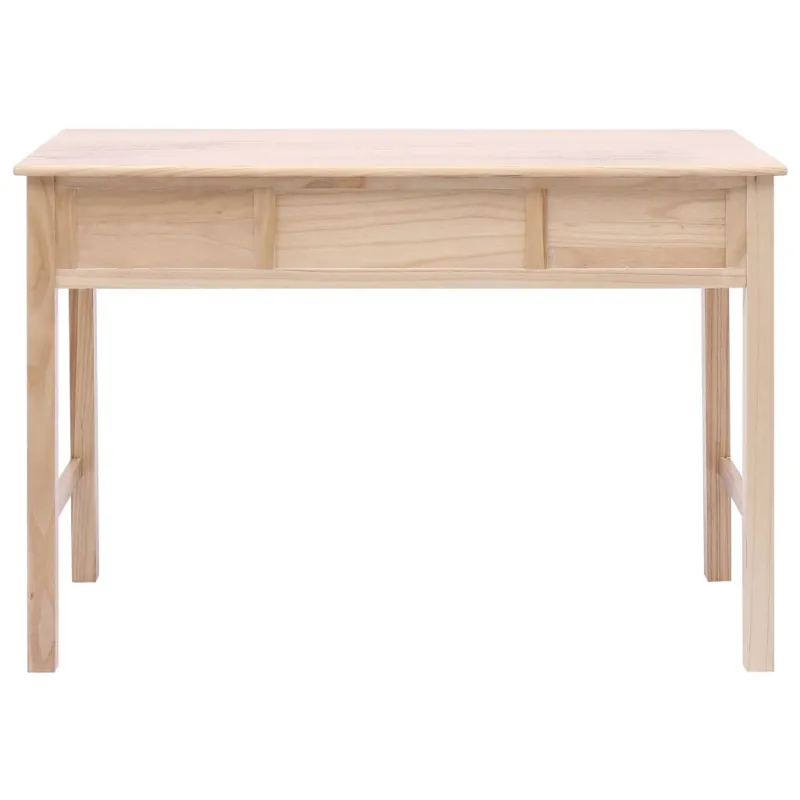 Rašomasis stalas, natūralios spalvos, 110x45x76 cm, mediena