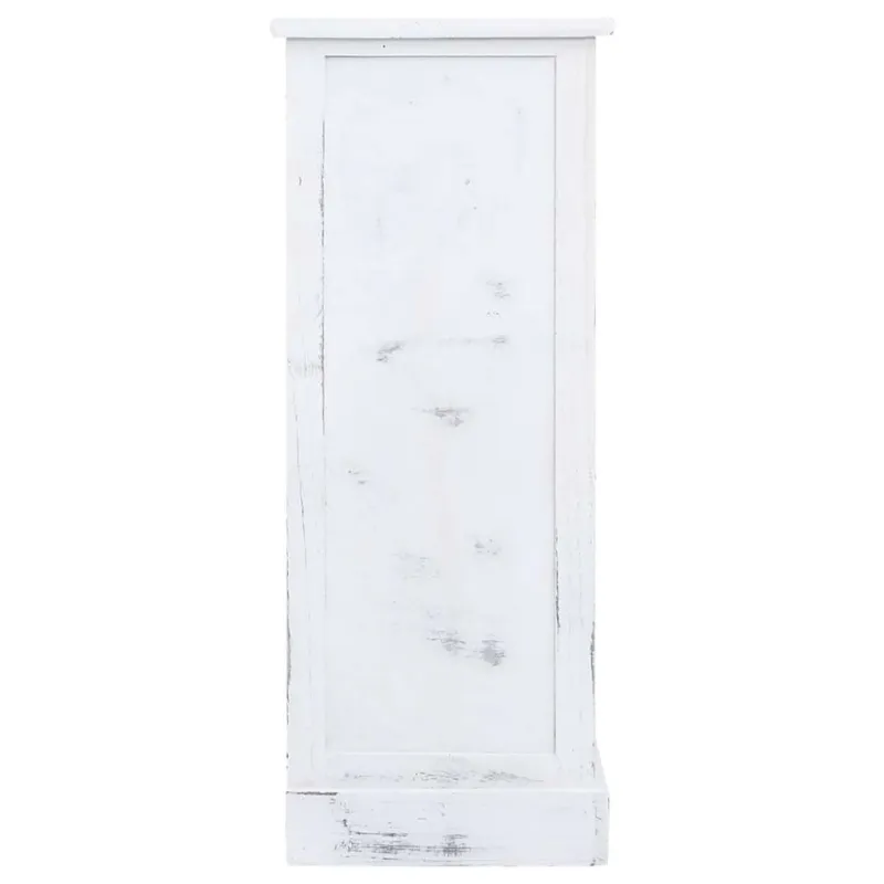 Spintelė su stalčiais, baltos spalvos, 60x30x75cm, mediena