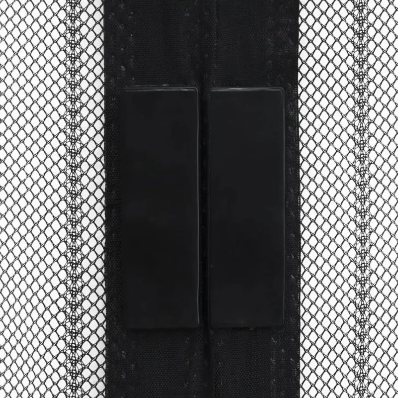 Tinkleliai nuo vabzdžių durims, 2vnt., juodi, 220x100cm