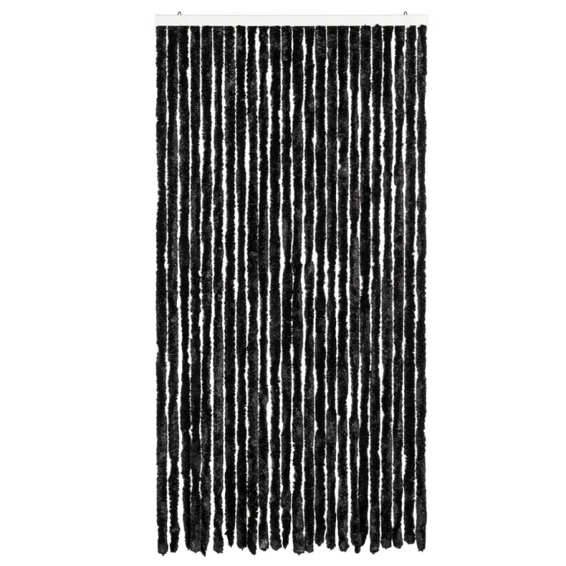 Užuolaida nuo vabzdžių, antracito sp., 100x220cm, šenilis