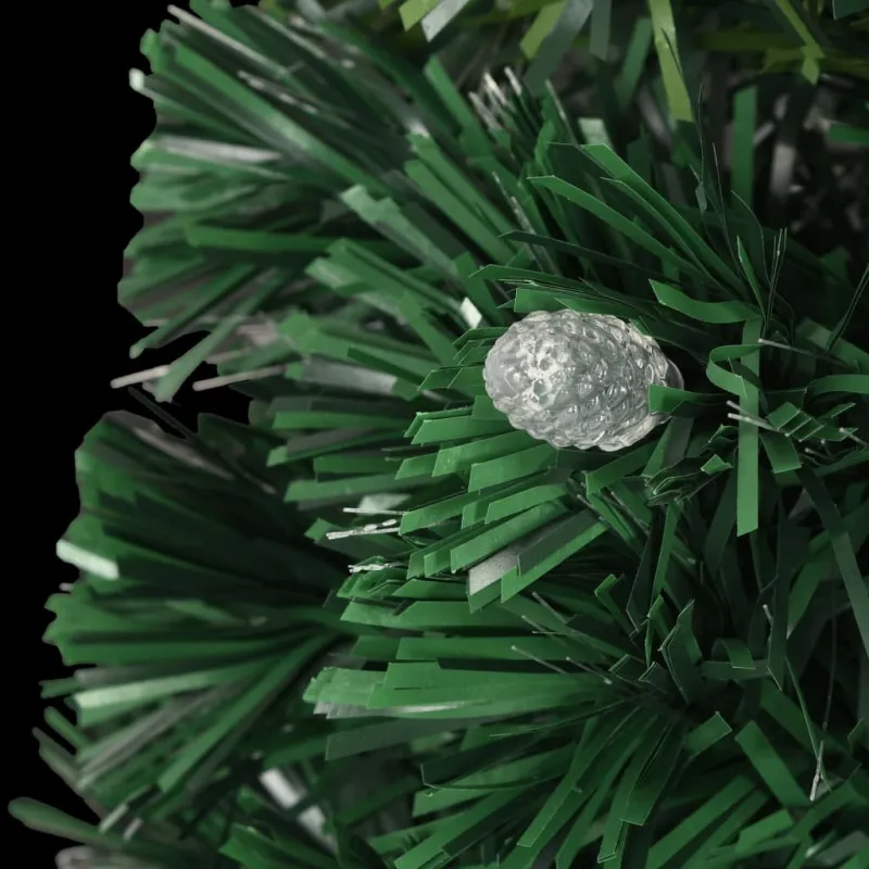 Apšviesta Kalėdų eglutė su stovu ir LED, 150cm, optinis pluoštas