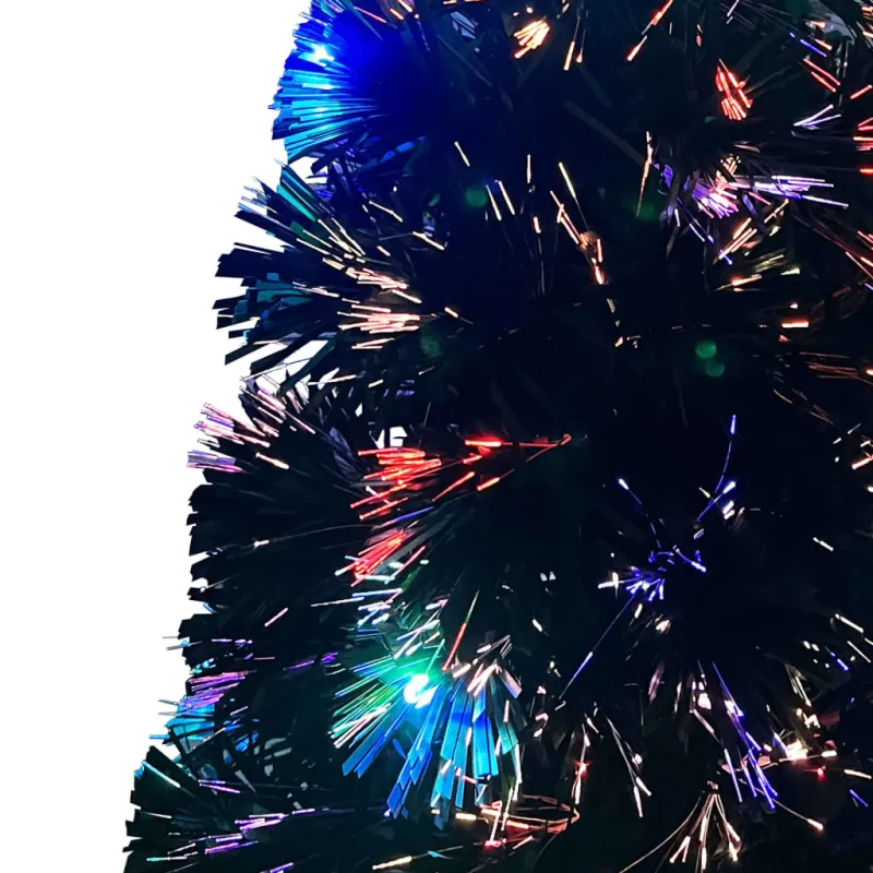 Apšviesta Kalėdų eglutė su stovu ir LED, 150cm, optinis pluoštas