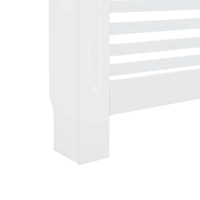 Radiatoriaus uždangalas, baltos sp., 112x19x81,5cm, MDF