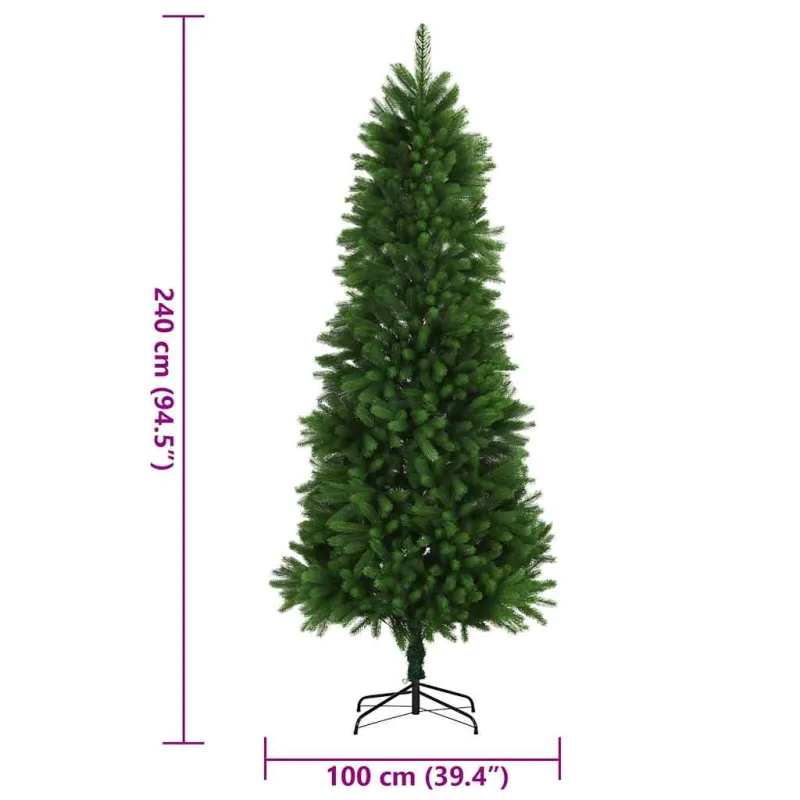 Dirbtinė Kalėdų eglutė, žalia, 240cm, tikroviški spygliai