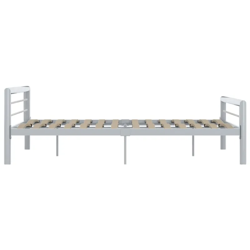 Lovos rėmas, pilkos ir baltos spalvos, 180x200cm, metalas