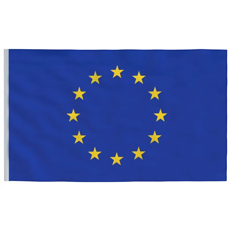 Europos Sąjungos vėliava su stiebu, aliuminis, 6,08m