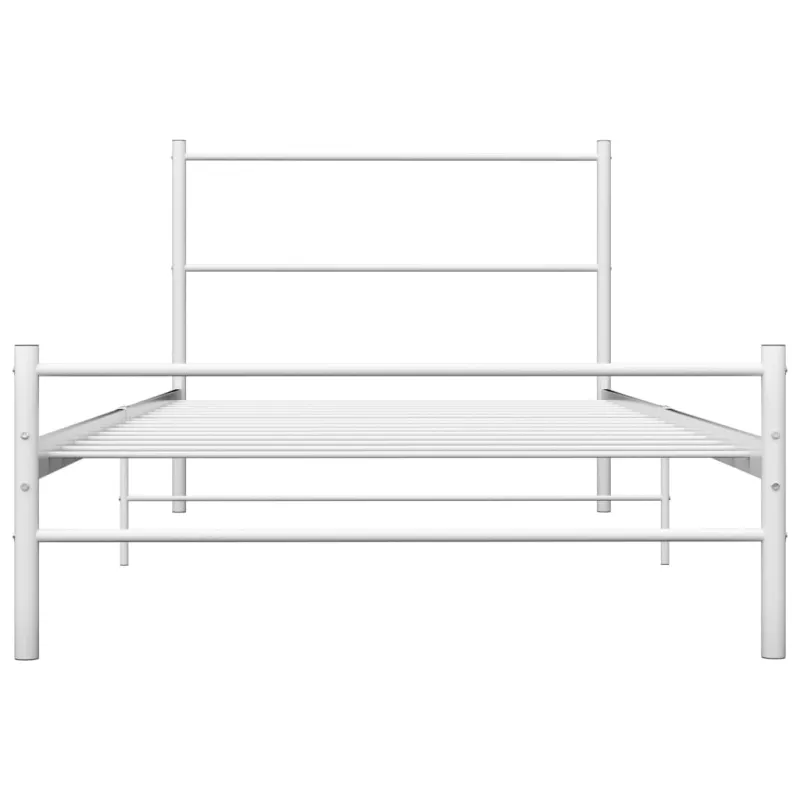 Lovos rėmas, baltos spalvos, 90x200cm, metalas