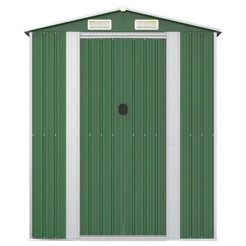 Sodo pašiūrė, žalia, 192x606x223cm, galvanizuotas plienas