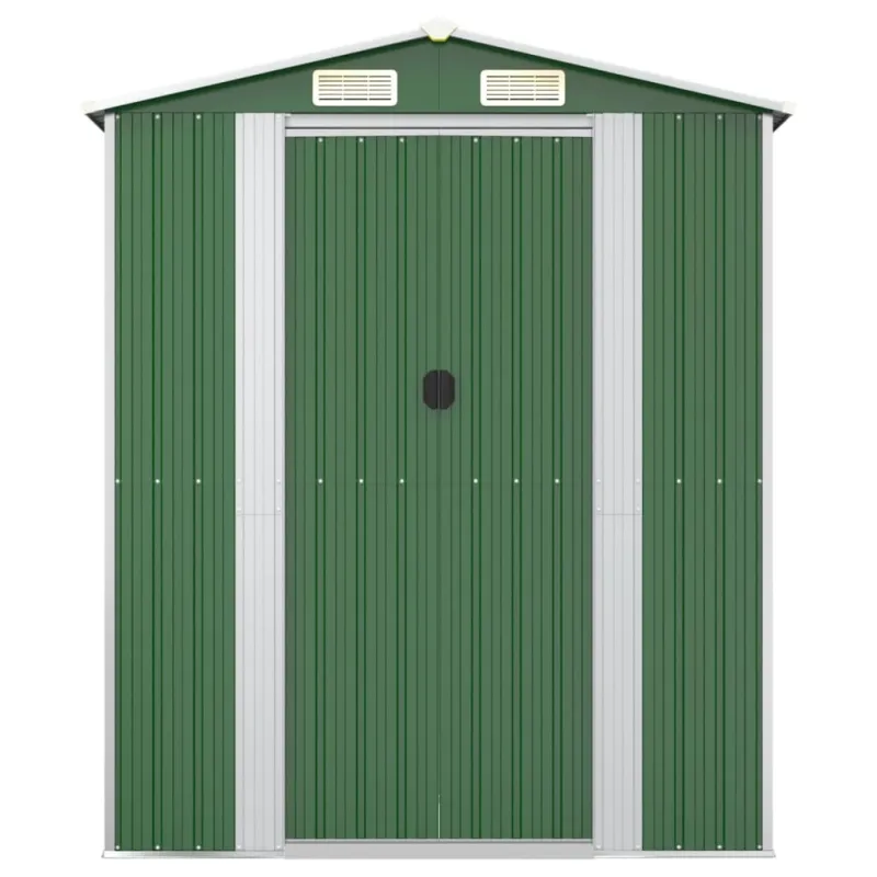 Sodo pašiūrė, žalia, 192x689x223cm, galvanizuotas plienas