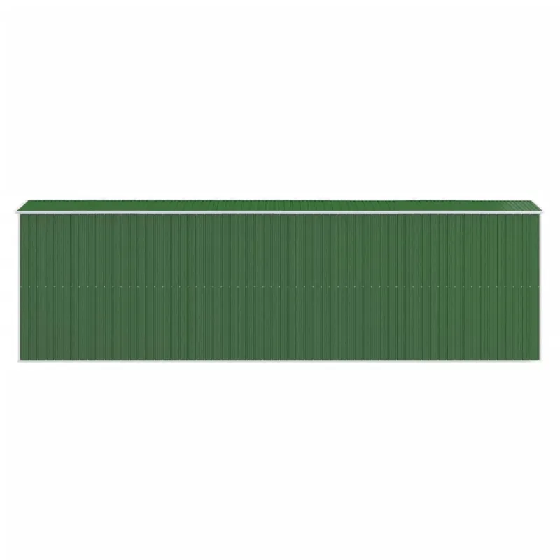 Sodo pašiūrė, žalia, 192x689x223cm, galvanizuotas plienas