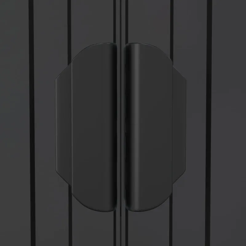 Sodo pašiūrė, antracito, 192x191x223cm, galvanizuotas plienas