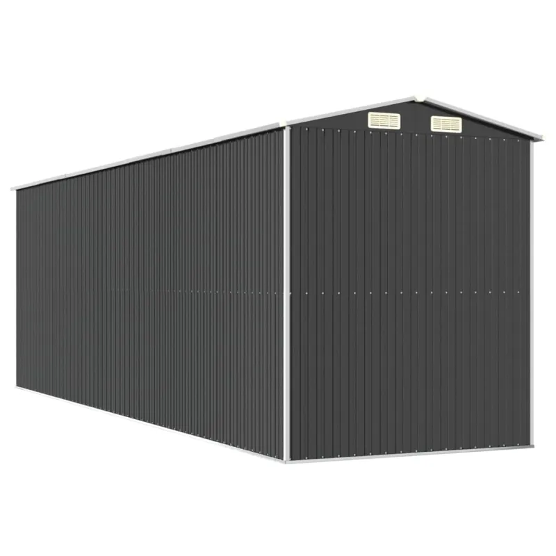 Sodo pašiūrė, antracito, 192x606x223cm, galvanizuotas plienas