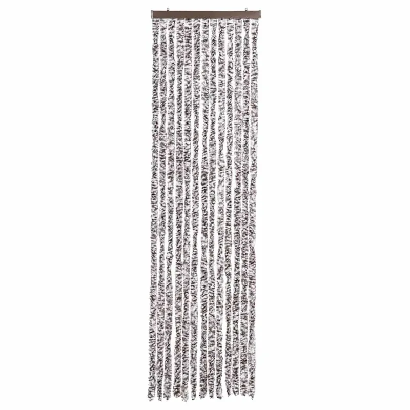Užuolaida nuo vabzdžių, ruda ir smėlio, 56x200cm, šenilis