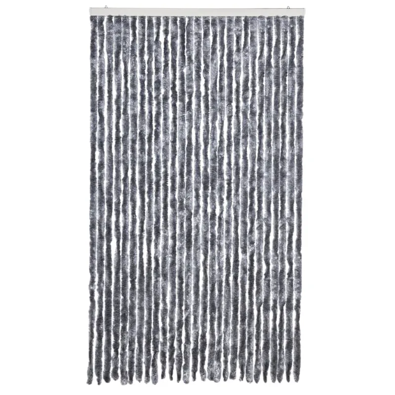 Užuolaida nuo vabzdžių, sidabrinės spalvos, 118x220cm, šenilis