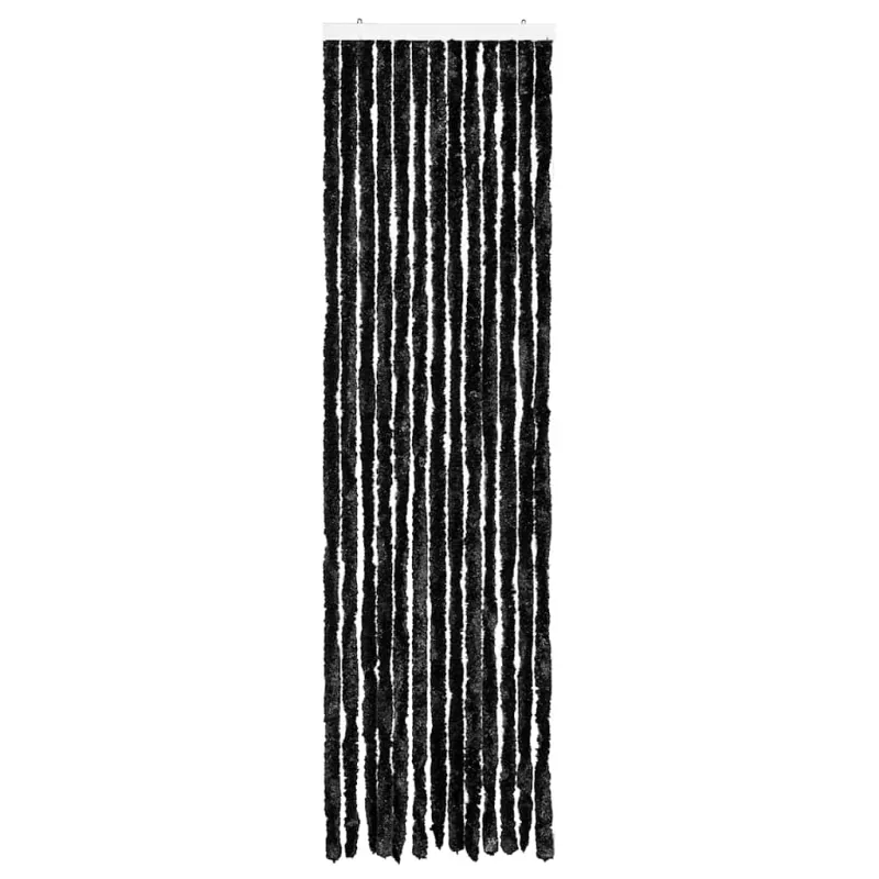 Užuolaida nuo vabzdžių, antracito spalvos, 56x200cm, šenilis