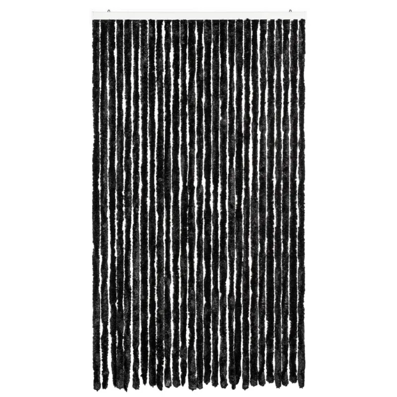 Užuolaida nuo vabzdžių, antracito spalvos, 118x220cm, šenilis