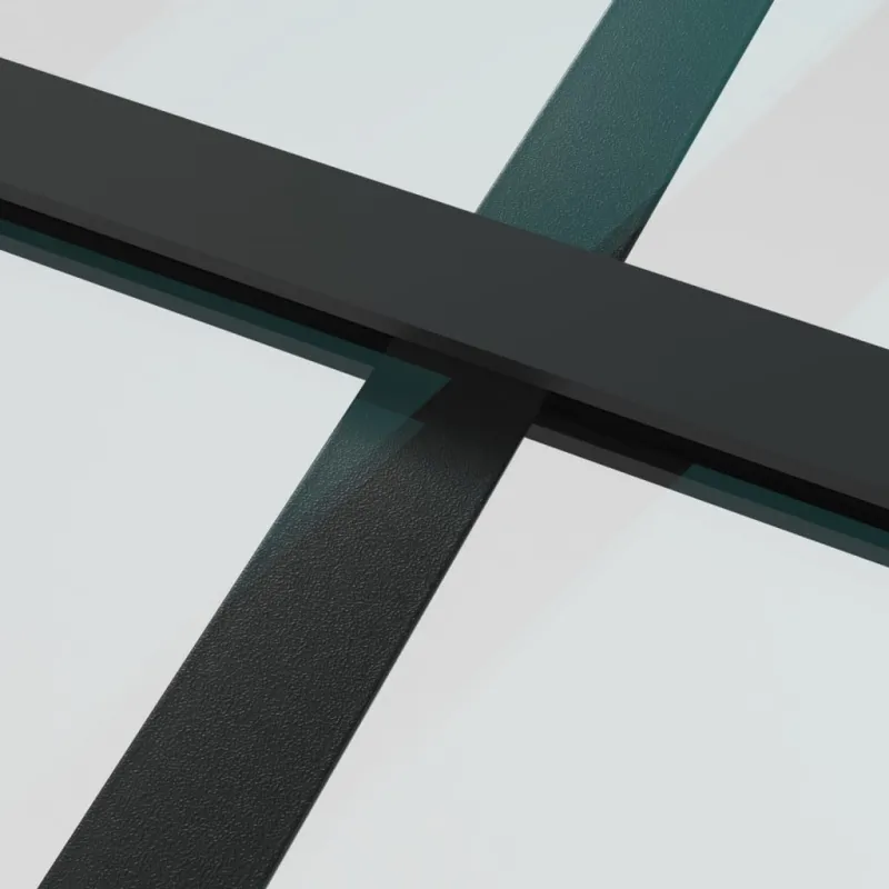 Stumdomos durys su įrangos rinkiniu, 76x205cm, ESG ir aliuminis