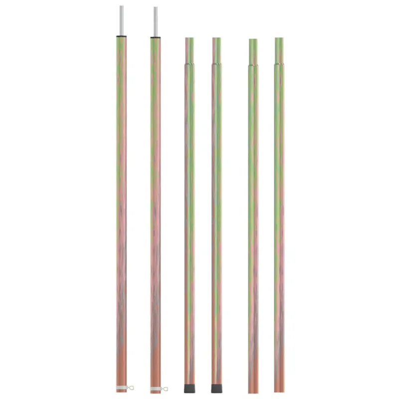 Teleskopiniai palapinės strypai, 2vnt., 170-255cm, plienas
