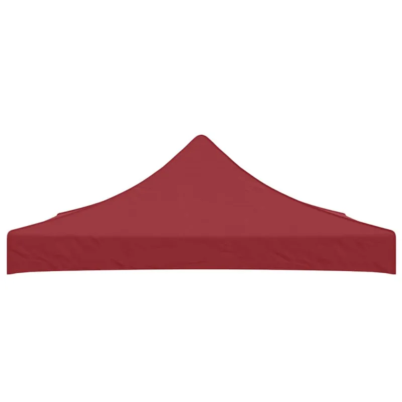Proginės palapinės stogas, tamsiai raudonas, 3x3m, 270 g/m²