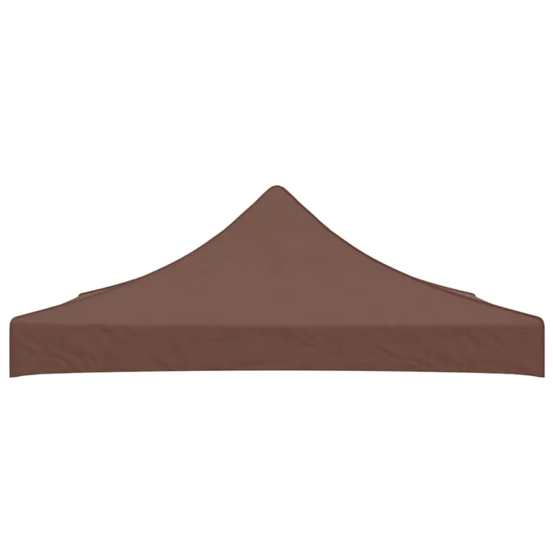 Proginės palapinės stogas, rudos spalvos, 3x3m, 270 g/m²