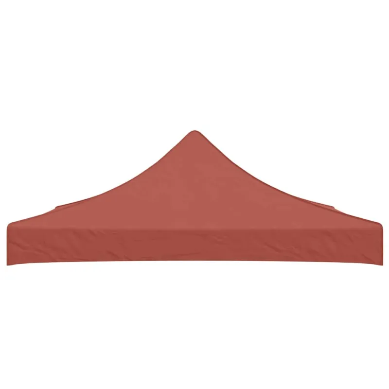 Proginės palapinės stogas, terakota spalvos, 3x3m, 270 g/m²