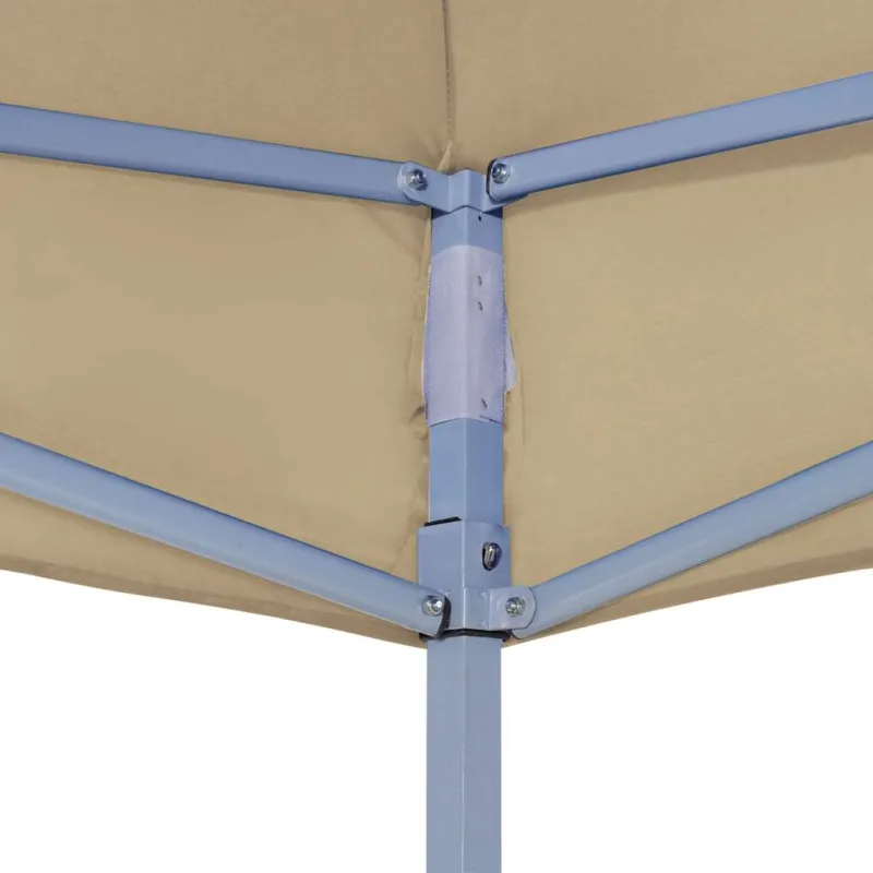 Proginės palapinės stogas, smėlio spalvos, 6x3m, 270 g/m²