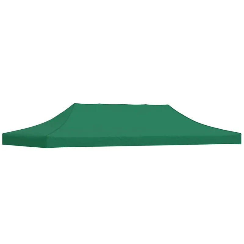 Proginės palapinės stogas, žalios spalvos, 6x3m, 270 g/m²