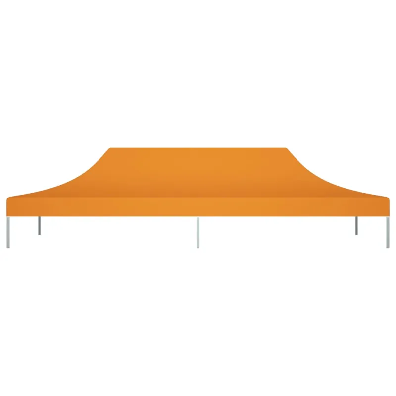 Proginės palapinės stogas, oranžinės spalvos, 6x3m, 270 g/m²
