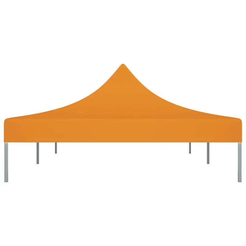 Proginės palapinės stogas, oranžinės spalvos, 6x3m, 270 g/m²