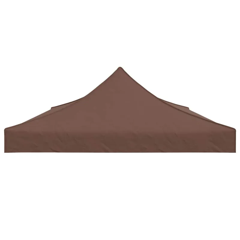 Proginės palapinės stogas, rudos spalvos, 6x3m, 270 g/m²