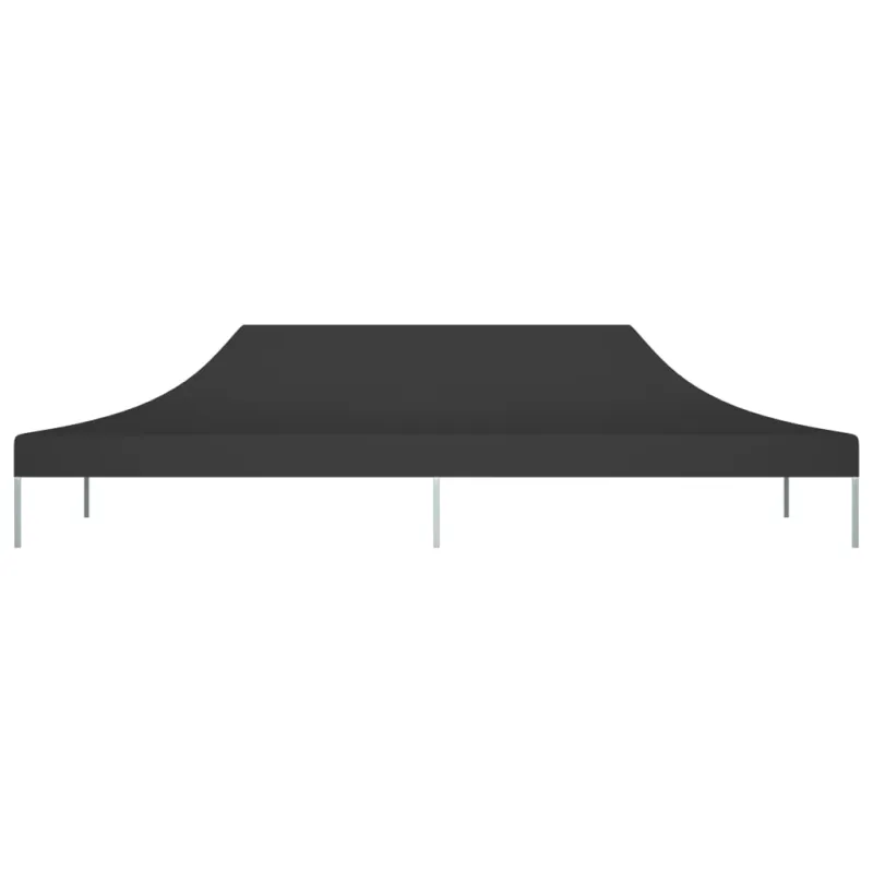 Proginės palapinės stogas, juodos spalvos, 6x3m, 270 g/m²