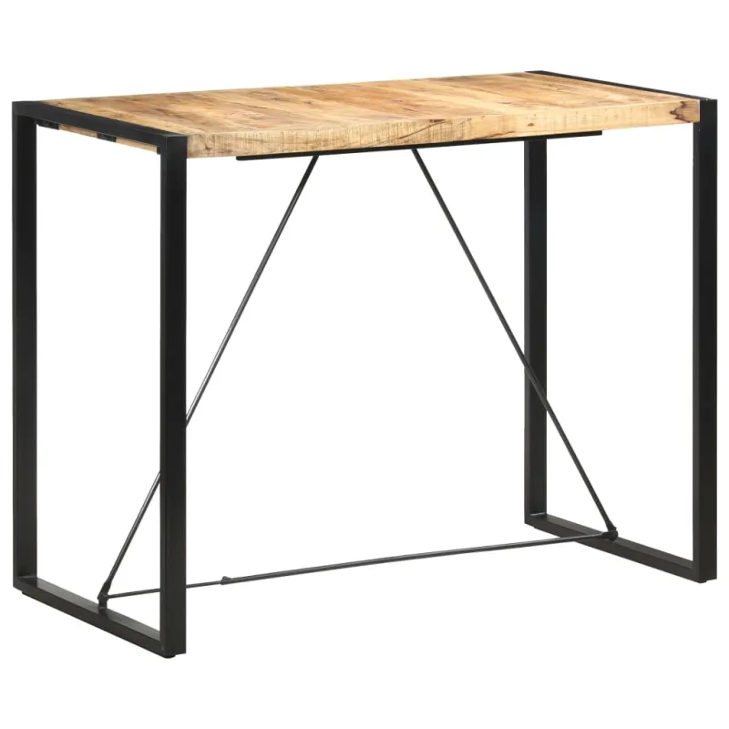 Baro stalas, 140x70x110cm, mango medienos masyvas