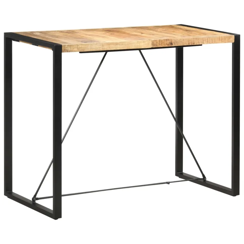 Baro stalas, 140x70x110cm, mango medienos masyvas