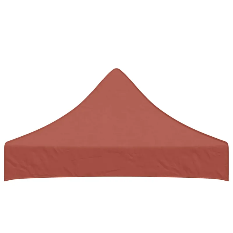 Proginės palapinės stogas, terakota spalvos, 2x2m, 270 g/m²