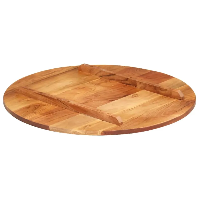 Stalviršis, 60cm, akacijos medienos masyvas, apskritas, 15–16mm
