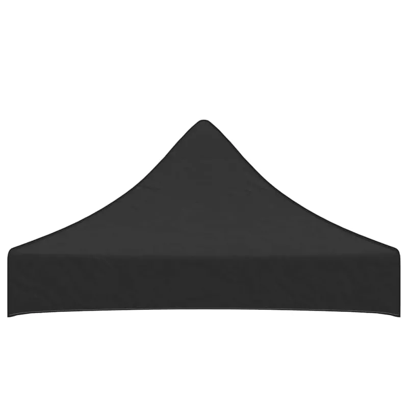 Proginės palapinės stogas, juodos spalvos, 2x2m, 270 g/m²