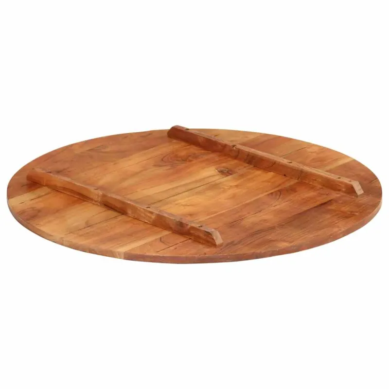 Stalviršis, 70cm, akacijos medienos masyvas, apskritas, 15–16mm