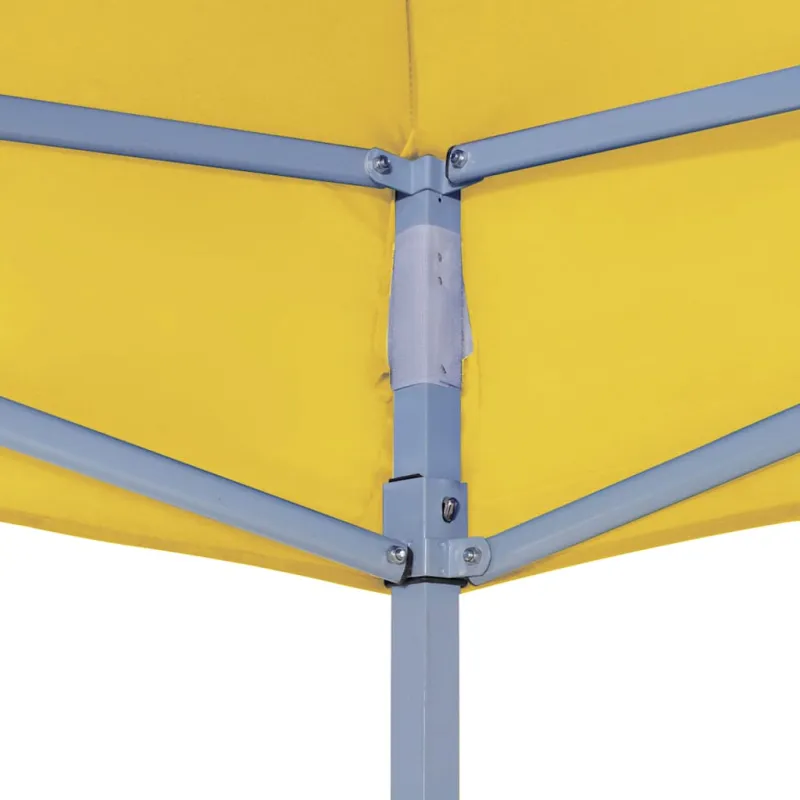 Proginės palapinės stogas, geltonos spalvos, 2x2m, 270 g/m²