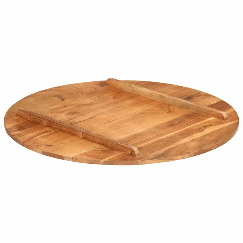 Stalviršis, 80cm, akacijos medienos masyvas, apskritas, 15–16mm