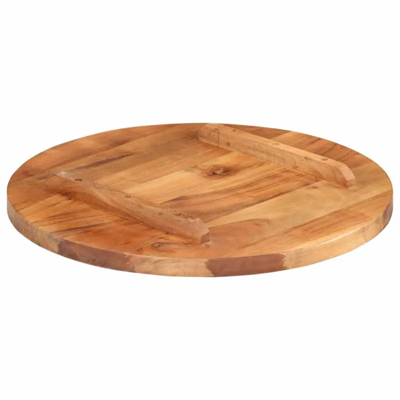 Stalviršis, 50cm, akacijos medienos masyvas, apskritas, 25–27mm