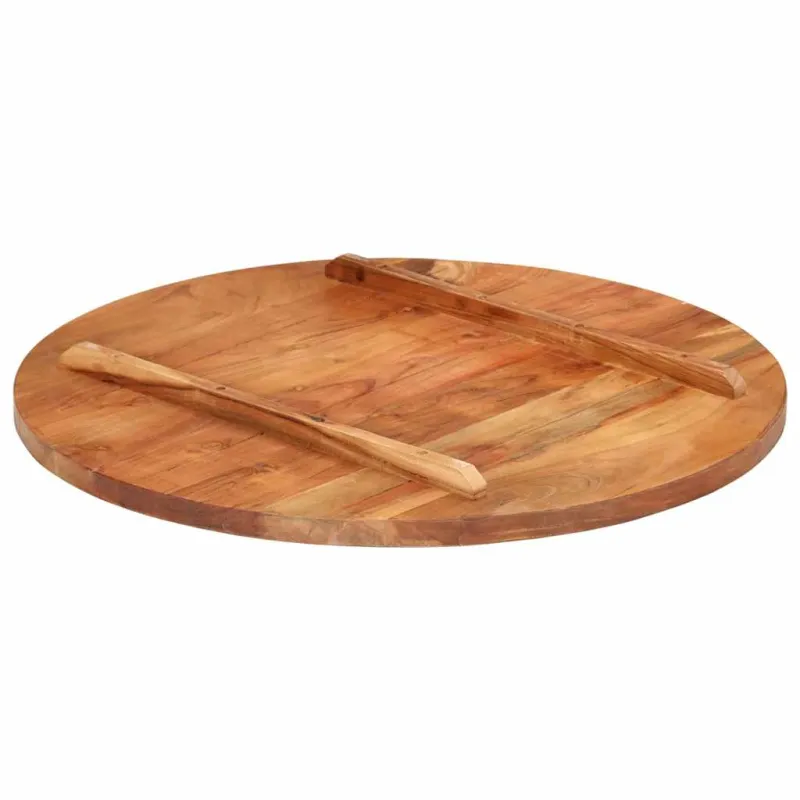 Stalviršis, 70cm, akacijos medienos masyvas, apskritas, 25–27mm