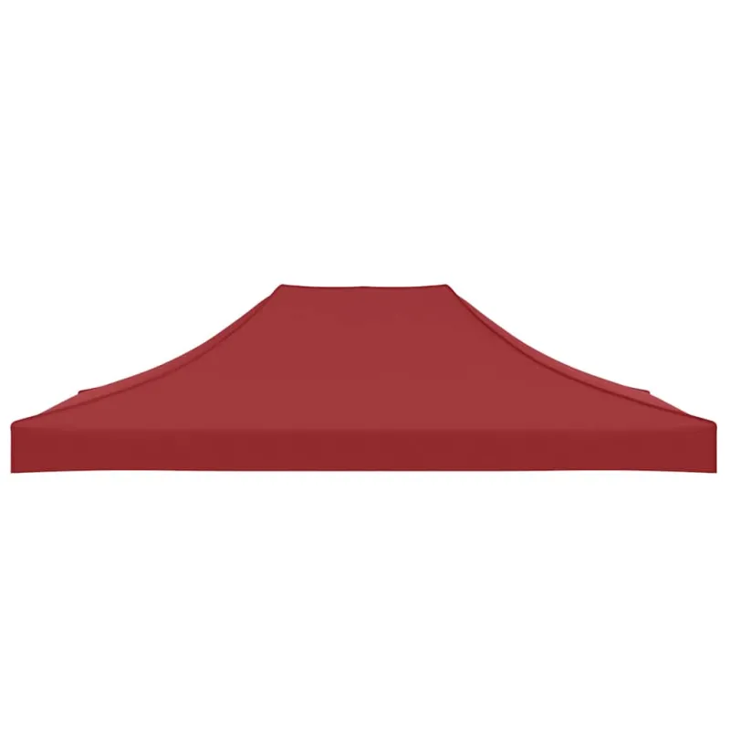 Proginės palapinės stogas, tamsiai raudonas, 4x3m, 270 g/m²